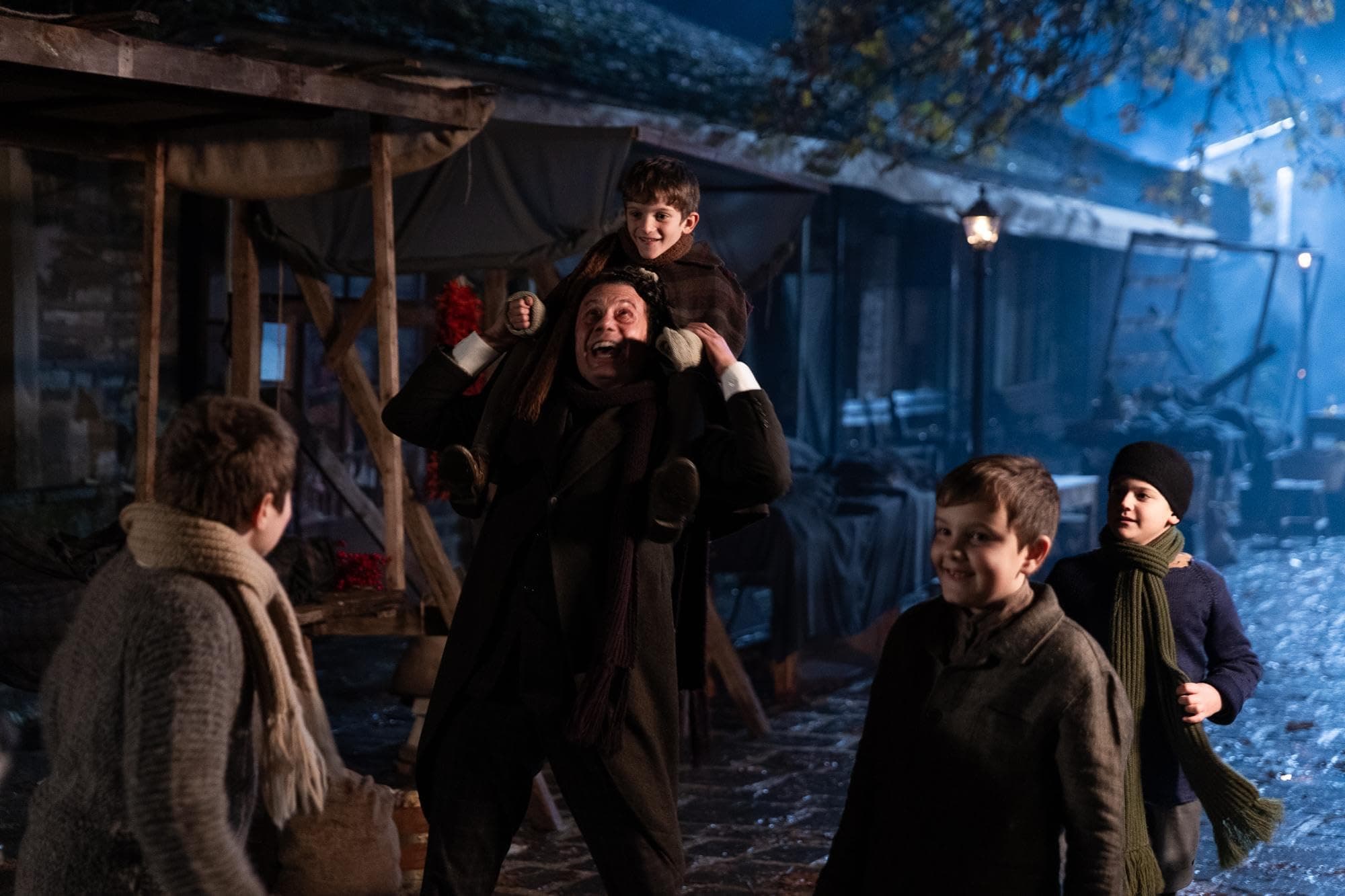 Production still 2 from The Christmas Carols